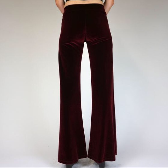 Quintessential Hippie | Velvet Bell Bottoms - Picture 5 of 7